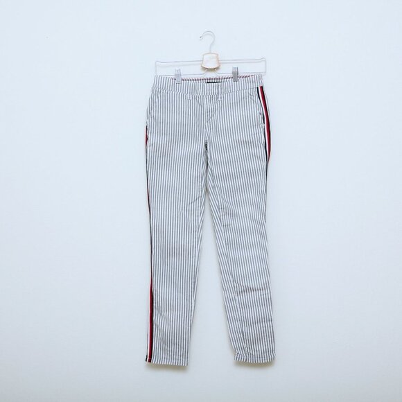 Tommy Hilfiger Hampton Striped Stretch Slim Chino Pants - Picture 1 of 9